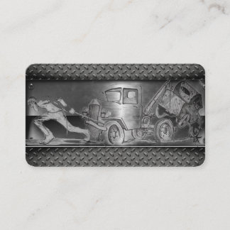 Tow truck drawing business card