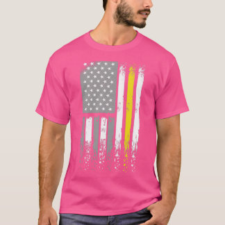 Tow Truck Driver Wrecker Operator Thin Yellow Line T-Shirt