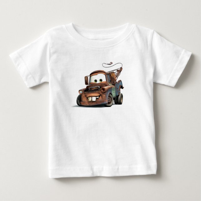 Tow Truck Mater Smiling Disney Baby T-Shirt (Front)