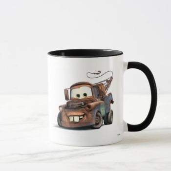 Tow Truck Mater Smiling Disney Mug by DisneyPixarCars at Zazzle