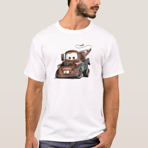 Tow Truck Mater Smiling Disney T_Shirt