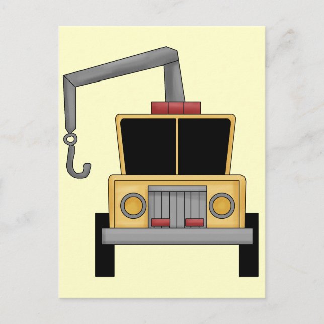 Tow Truck Postcard (Front)