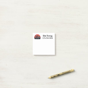 Tow Truck Service or Any Business Logo Post-it Notes