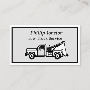 Tow Truck Services Business Card