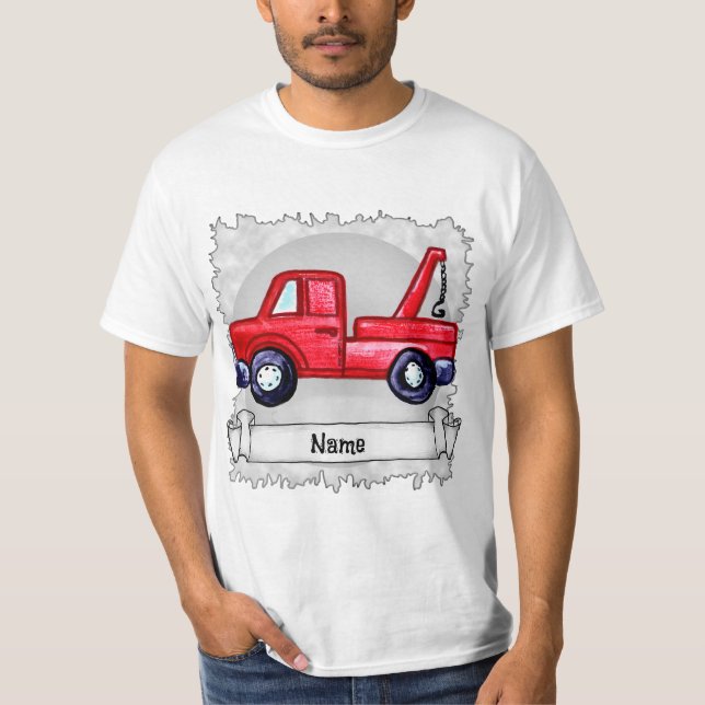 Tow Truck  T-Shirt (Front)