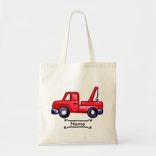 Tow Truck tote bag (Front)