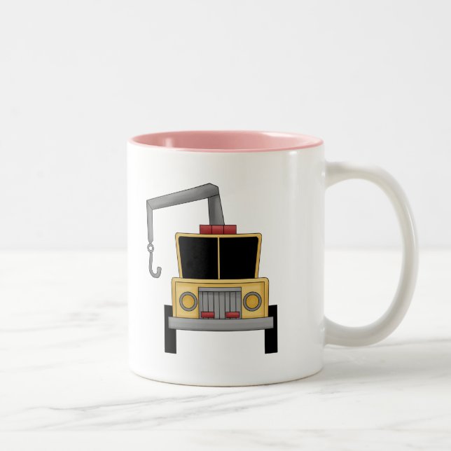 Tow Truck Two-Tone Coffee Mug (Right)