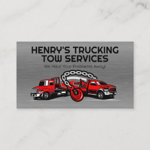 Tow Truck Vehicles   Recovery Services Business Card