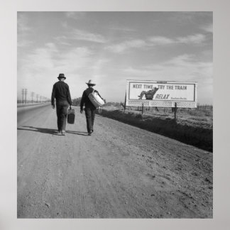 Toward L.A. - 1937 Poster