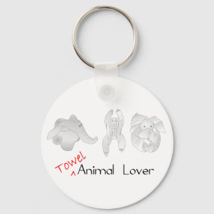Towel Animal Lover Keychain