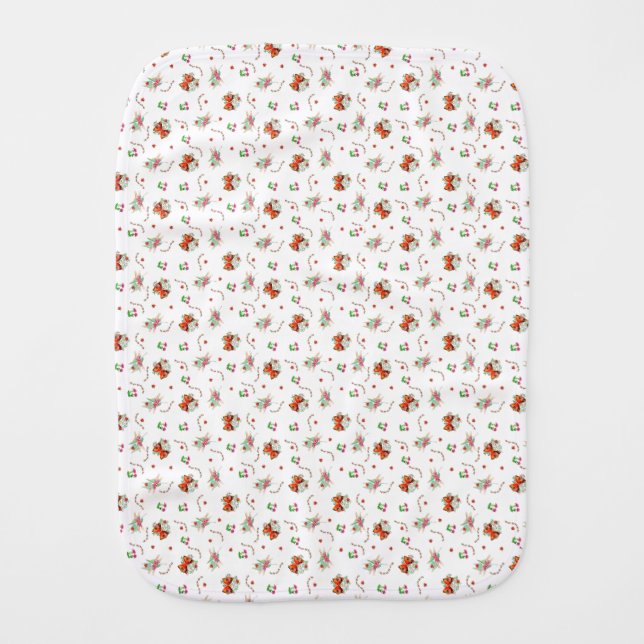 towel baby burp cloth (Front)