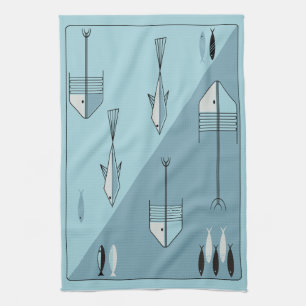 Towel FABULOUS 1950s FISH Retro Vintage 200 COLORS