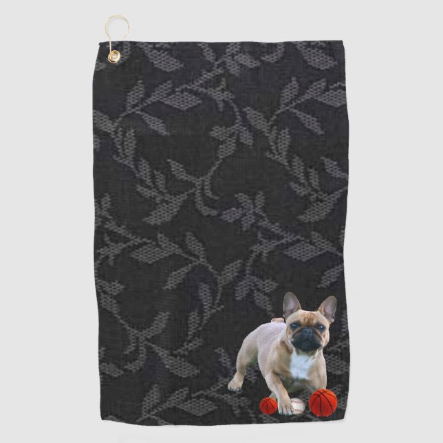 Towel Golf French Bulldog (Front)