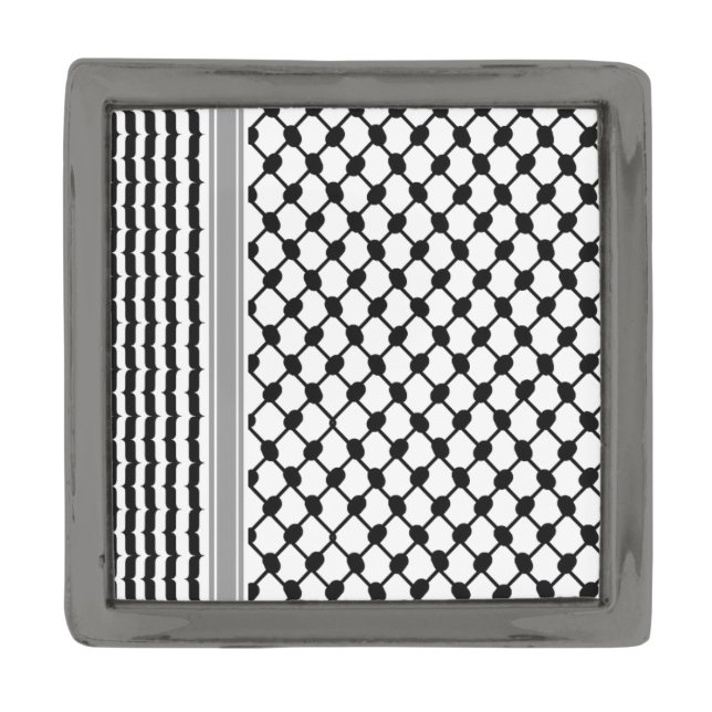 Towel Gunmetal Finish Lapel Pin (Front)