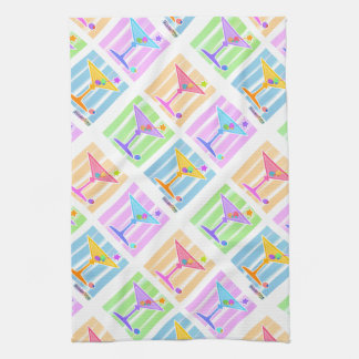 TOWEL - PASTEL MARTINIS Pop Art