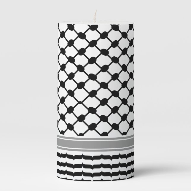 Towel Pillar Candle (Front)
