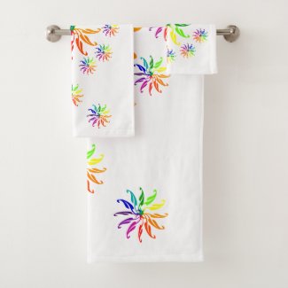 Towel set - Color Wheels
