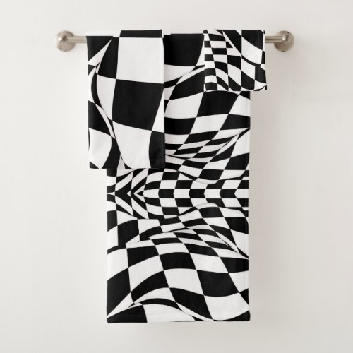 Towel Set _ Modified Checkered Flag