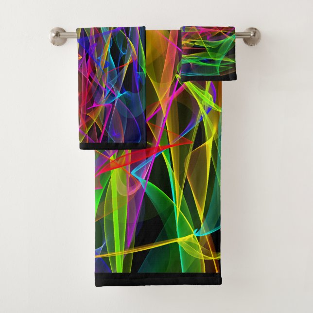 Towel Set - Ribbons of Light (Insitu)