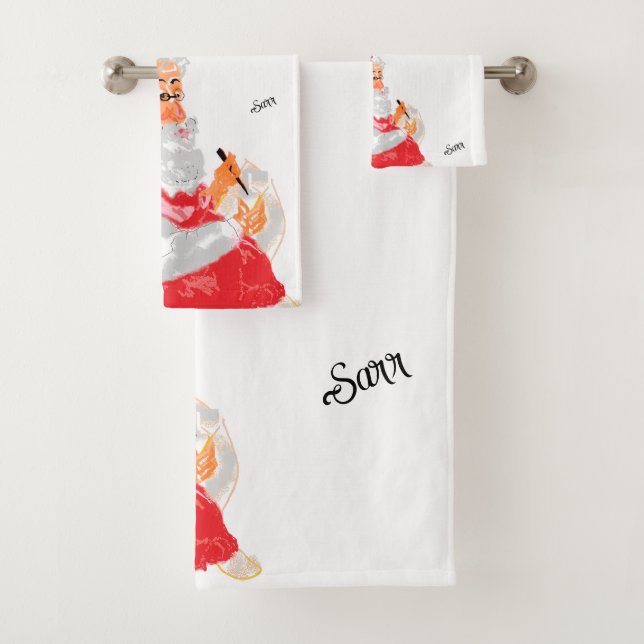 Towel Set : Santa  (Insitu)