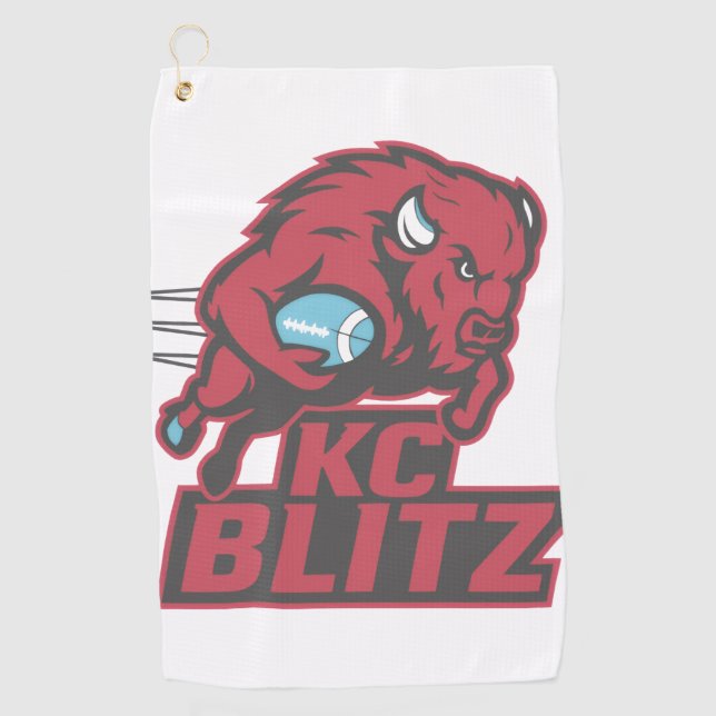 Towel with clip for bag (Front)