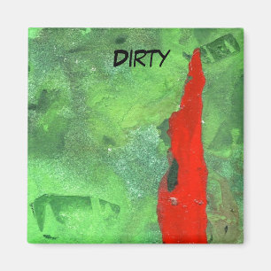 "Tower #1" Abstract Dishwasher Magnet