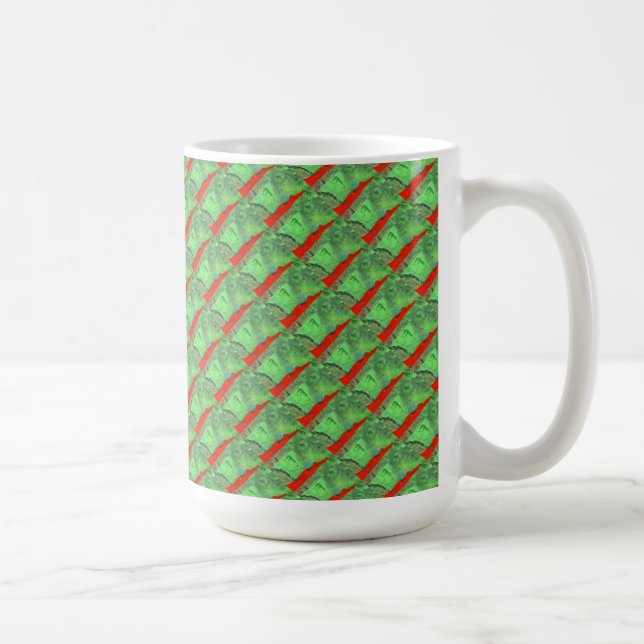 "Tower #1 Tiled" Abstract Design Mug (Right)