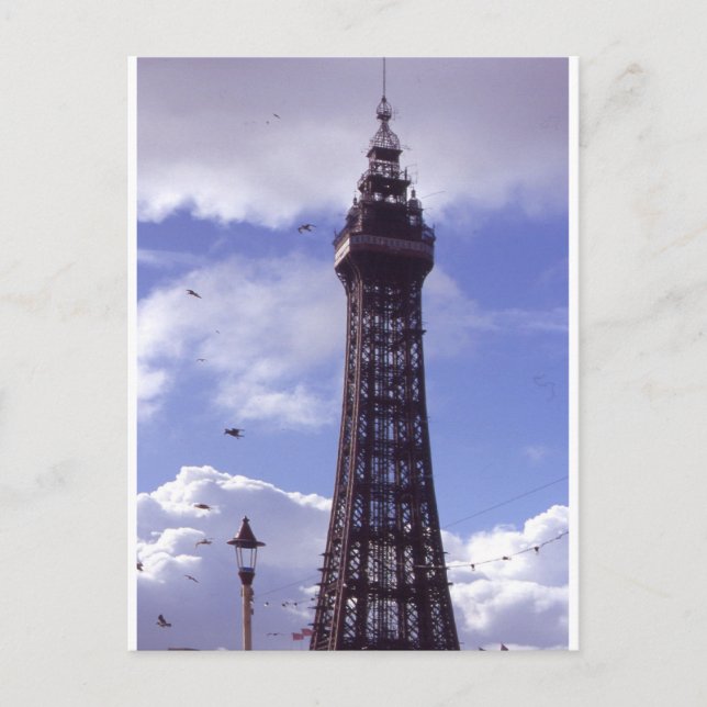 Tower and lamp post postcard (Front)