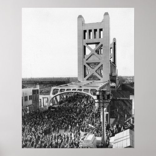 Tower Bridge 1935 Photo Poster 