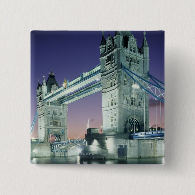 Tower Bridge 7 Pinback Button (Front)