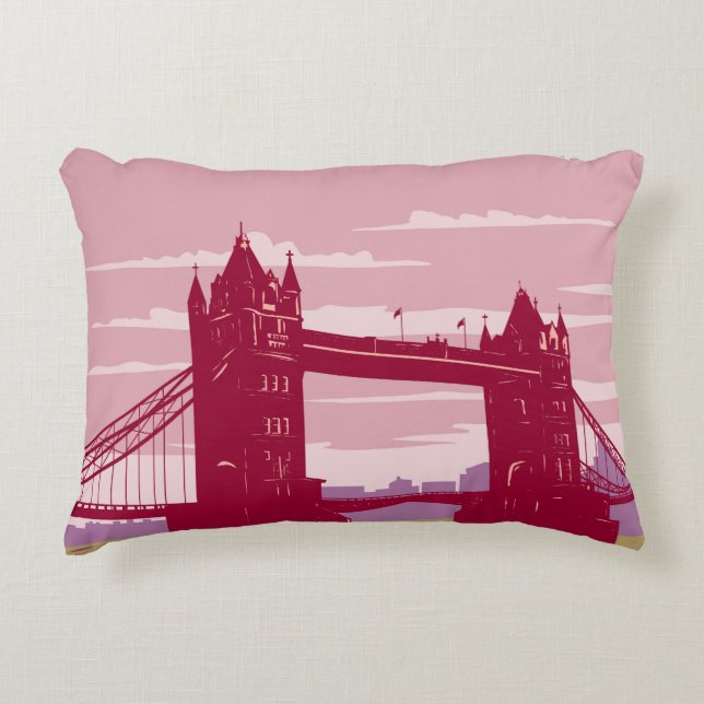  Tower Bridge Accent Pillow (Front)