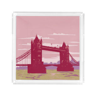 Tower Bridge Acrylic Tray