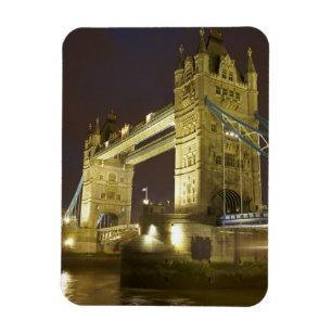 Tower Bridge and River Thames at dusk, London, Magnet
