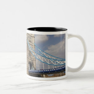 Tower Bridge and River Thames, London, Two-Tone Coffee Mug