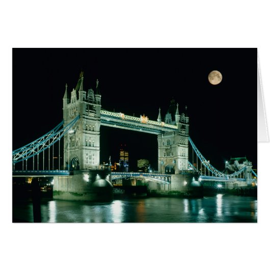 Tower Bridge at Night, London, England (Front Horizontal)