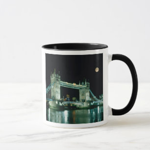 Tower Bridge at Night, London, England Mug