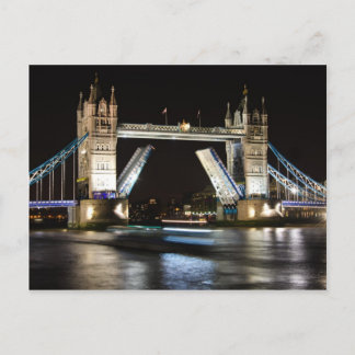 Tower Bridge at Night Postcard