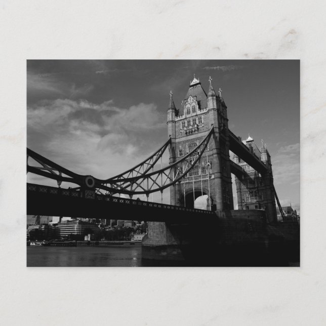 tower bridge black and white Image Postcard (Front)