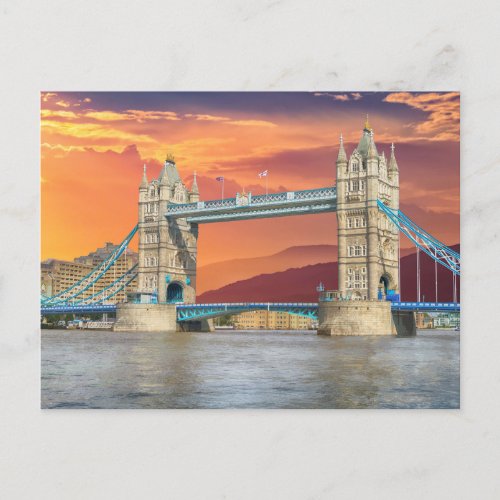 Tower Bridge Cityscape Postcard