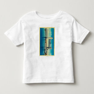 Tower Bridge Elevated for Sacramento River Toddler T-shirt