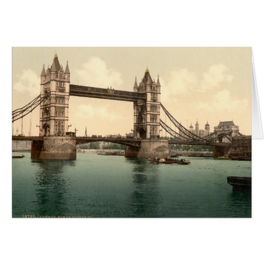 Tower Bridge II, London, England Cards (Front Horizontal)