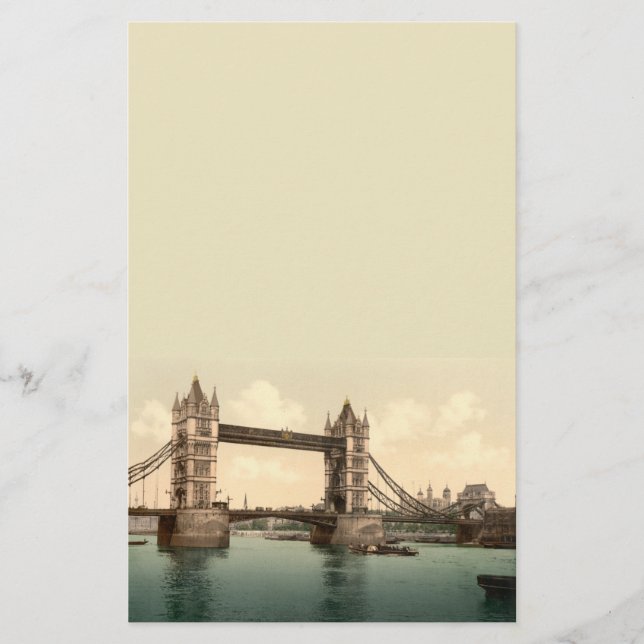 Tower Bridge II, London, England Stationery (Front)