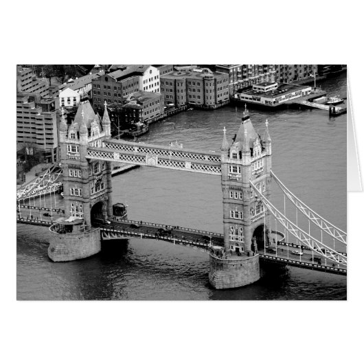 Tower Bridge in London Cards (Front Horizontal)