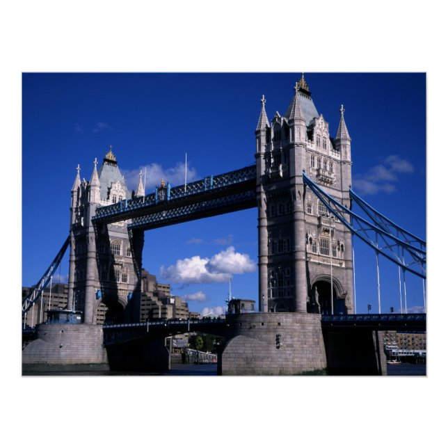 Tower Bridge in the 1990's Poster (Front)