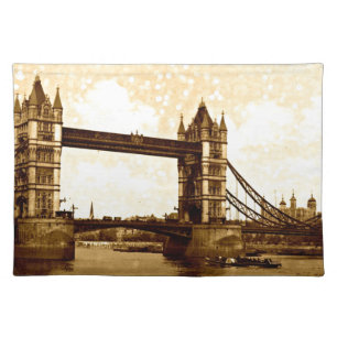 Tower Bridge London 1900 Placemat