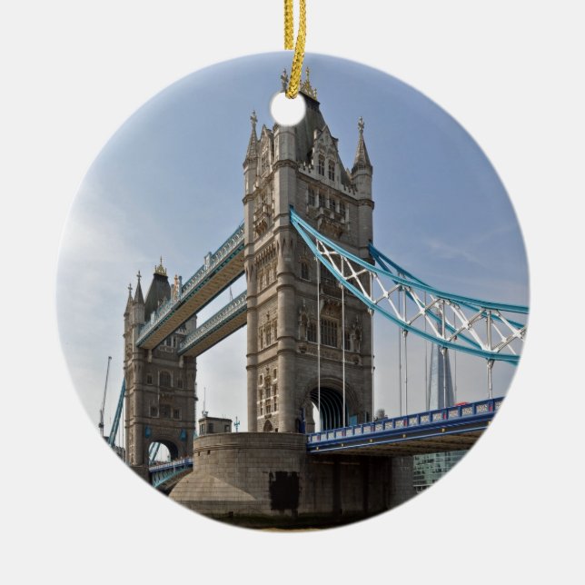 Tower Bridge London Ceramic Ornament (Front)