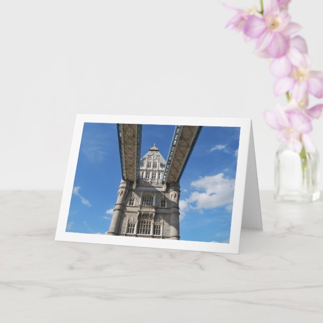 Tower Bridge, London, England Card (Orchid)