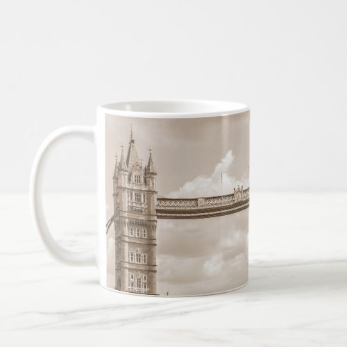 Tower Bridge London iconic vintage sepia Coffee Mug