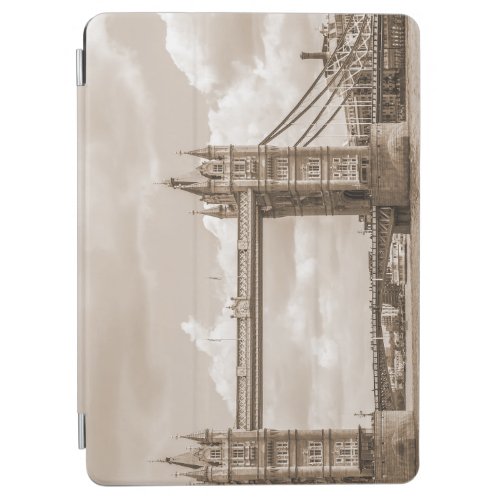 Tower Bridge London iconic vintage sepia iPad Air Cover