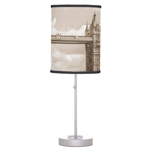 Tower Bridge London iconic vintage sepia Table Lamp